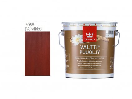 Tikkurila Valtti Wood Oil - PUUÖLJY - 2,7L - 5058 - Varvikko  + ein Geschenk Ihrer eigenen Wahl zu Ihrer Bestellung