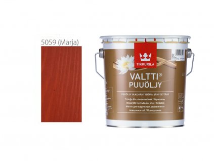 Tikkurila Valtti Wood Oil - PUUÖLJY - 2,7L - 5059 - Mahagoni - Marja  + ein Geschenk Ihrer eigenen Wahl zu Ihrer Bestellung