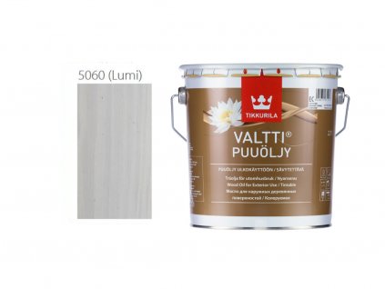 Tikkurila Valtti Wood Oil - PUUÖLJY - 9L - 5060 - Lumi  + ein Geschenk im Wert von bis zu 8 € zu Ihrer Bestellung