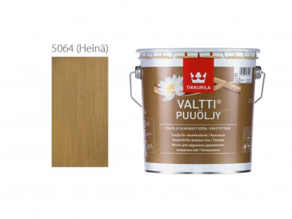 Tikkurila Valtti Wood Oil - PUUÖLJY - 2,7L - 5064 - Heinä  + ein Geschenk Ihrer eigenen Wahl zu Ihrer Bestellung