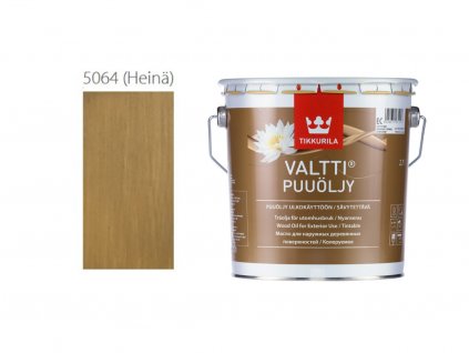 Tikkurila Valtti Wood Oil - PUUÖLJY - 9L - 5064  Heinä  + ein Geschenk im Wert von bis zu 8 € zu Ihrer Bestellung