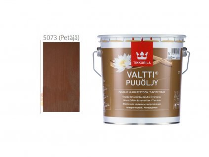 Tikkurila Valtti Wood Oil - PUUÖLJY - 9L - 5073 - Nussbaum - Petäjä  + ein Geschenk im Wert von bis zu 8 € zu Ihrer Bestellung