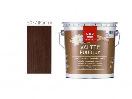 Tikkurila Valtti Wood Oil - PUUÖLJY - 9L - 5077 - Kastanie - Kanto  + ein Geschenk Ihrer eigenen Wahl zu Ihrer Bestellung
