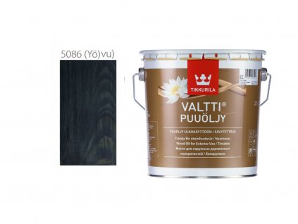 Tikkurila Valtti Wood Oil - PUUÖLJY - 2,7L - 5086 - Yö  + ein Geschenk Ihrer eigenen Wahl zu Ihrer Bestellung