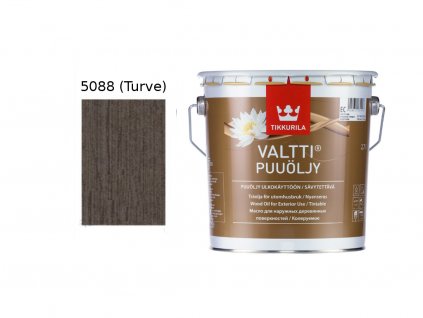 Tikkurila Valtti Wood Oil - PUUOLJY - 9L -  5088 - Turve  + ein Geschenk im Wert von bis zu 8 € zu Ihrer Bestellung
