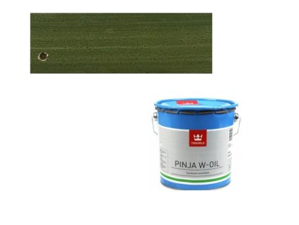 Tikkurila PINJASOL W-OIL - odstín TVT 5066 - jedlově zelená - 18L  - VODOU ŘEDITELNÝ OLEJ NA DŘEVĚNÉ POVRCHY V INTERIÉRU I EXTERIÉRU  + ein Geschenk im Wert von bis zu 8 € zu Ihrer Bestellung