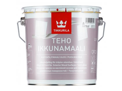 Tikkurila Teho Window Paint - 9L - Deckfarbe  + ein Geschenk im Wert von bis zu 8 € zu Ihrer Bestellung