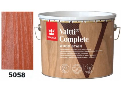 Tikkurila Valtti Complete - 9L - 5058/varvikko  + ein Geschenk im Wert von bis zu 8 € zu Ihrer Bestellung