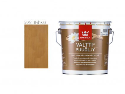 Tikkurila Valtti Wood Oil - PUUÖLJY - 2,7L -  5051 - Pihka  + ein Geschenk Ihrer eigenen Wahl zu Ihrer Bestellung