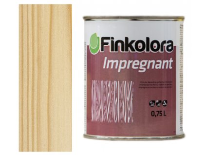 Tikkurila FINKOLORA IMPREGNANT 0,75L Farblose dünnschichtige Lasur mit Wachs  + ein Geschenk zur Bestellung über 37 €