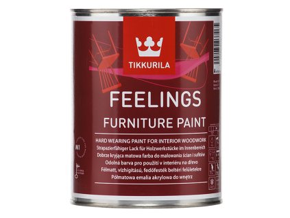 Ausverkauf - Feelings Furniture Paint Halbmatt 2,7 L - Wasserlösliche Deckfarbe  + ein Geschenk Ihrer eigenen Wahl zu Ihrer Bestellung