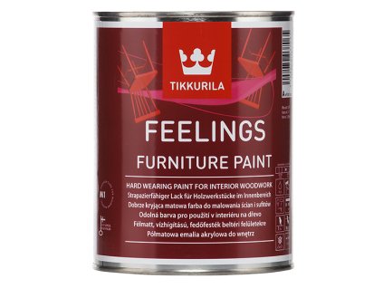 DOPRODEJ - Feelings Furniture Paint Polomat-Vrchní, vodou ředitelná barva na dřevo 2,7L  + ein Geschenk Ihrer eigenen Wahl zu Ihrer Bestellung