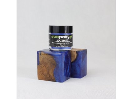 EcoPoxy (Metallpigmente für Epoxidharz) 15g azuro  + ein Geschenk zur Bestellung über 37 €