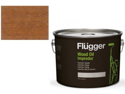 Flügger Wood Tex Wood Oil IMPREDUR 0,75L U-415 Teak  + ein Geschenk zur Bestellung über 37 €