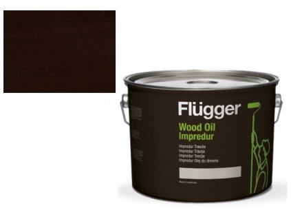 Flügger Wood Tex Wood Oil IMPREDUR 0,75L U-420 Dunkelrot  + ein Geschenk zur Bestellung über 37 €