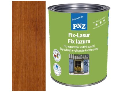PNZ Fix-Lasur 2,5 L Farbton: Teak  + ein Geschenk zur Bestellung