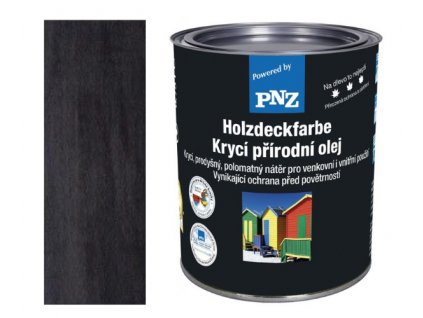 PNZ Holzdeckfarbe 2,5l Farbton: Schwarzgrau  + ein Geschenk zur Bestellung