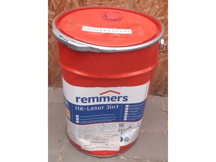 BESCHÄDIGTE DOSE - REMMERS - HK Lasur Grey-Protect* 10L Lehmgrau FT 20926