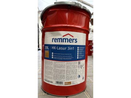 BESCHÄDIGTE DOSE - Remmers HK-LASUR 20L 2263 Eiche rustikal