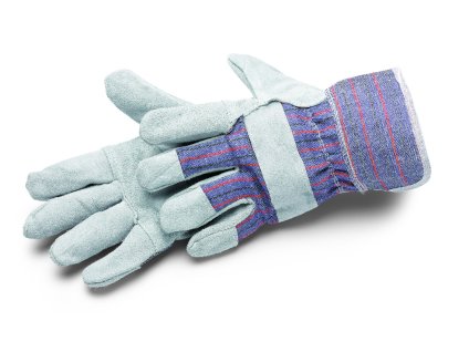 WORKSTAR HD LITE Handschuhe, Rindsleder weiches Leder mit Baumwollstreifen, Größe 10,5/XL