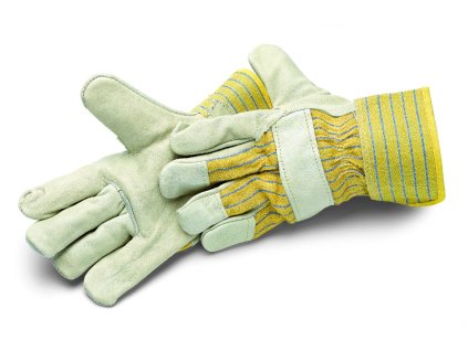 WORKSTAR PRO Handschuhe, weichstes leichtes Leder, mit Baumwollrücken, Größe 10,5/XL