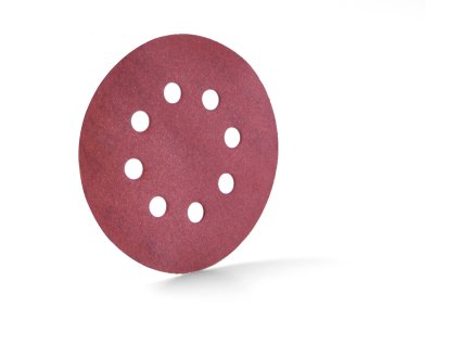 5 Stück EasyCUT Klett-Schleifscheibe, 125 mm, 8 Löcher, Körnung 80