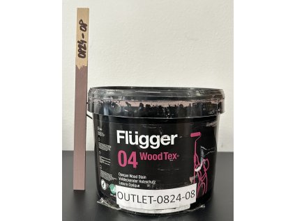 UNBEKANNTER FARBTON - Flügger Wood Tex Aqua 04 Opaque - 3L  + ein Geschenk zur Bestellung