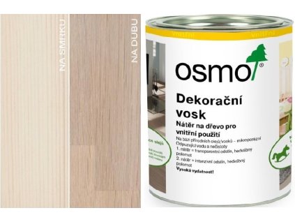 LEICHT UNDICHT - Osmo Dekorwachs TRANSPARENT 0,75L 3111 Weiß