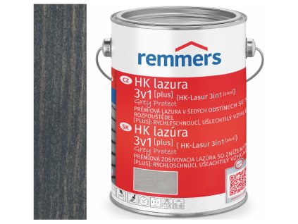 Remmers HK-LASUR [PLUS] GREY PROTECT 5L 5438 (FT20928) - Anthrazitgrau  + ein Geschenk zur Bestellung