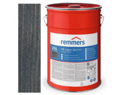 Remmers HK-LASUR [PLUS] GREY PROTECT 20L 5438 (FT20928) -- Anthrazitgrau
