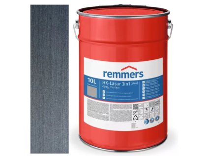 Remmers HK-LASUR [PLUS] GREY PROTECT 10L 5439 (FT-25416) -- Graphitgrau