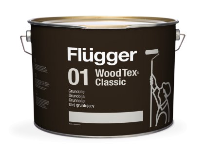 Flügger Wood Tex Classic 01 Oil Primer - Imprägnation 10L  + ein Geschenk zur Bestellung