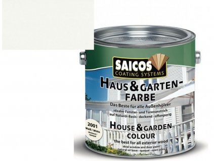 Saicos Haus- & Gartenfarbe 2001 Weiß  + ein Geschenk zur Bestellung über 37 €