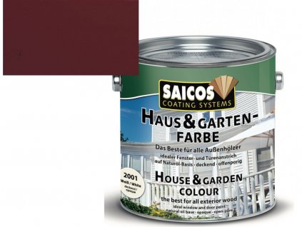 Saicos Haus- & Gartenfarbe 2310 Bordeauxrot  + ein Geschenk zur Bestellung über 37 €