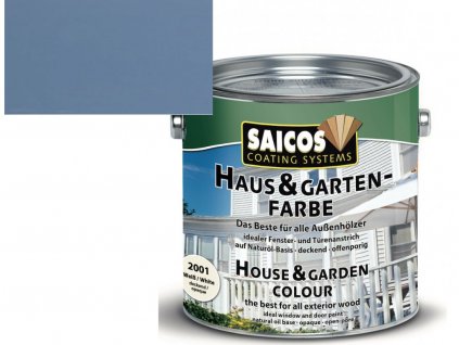 Saicos Haus- & Gartenfarbe 2500 Taubenblau  + ein Geschenk zur Bestellung über 37 €