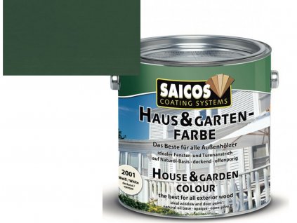 Saicos Haus- & Gartenfarbe 2610 Tannengrün  + ein Geschenk zur Bestellung