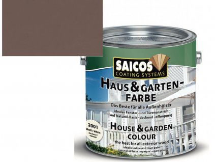 Saicos Haus- & Gartenfarbe 2801 Nussbaum  + ein Geschenk zur Bestellung über 37 €