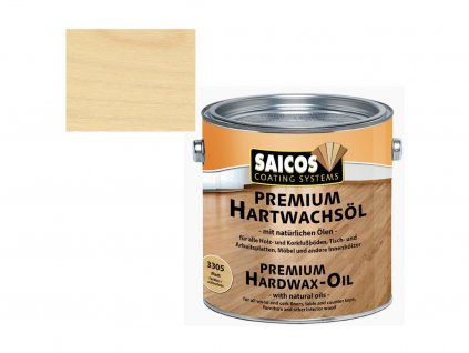 Saicos Hartwachsöl Premium 3035 farblos glänzend  + ein Geschenk zur Bestellung über 37 €