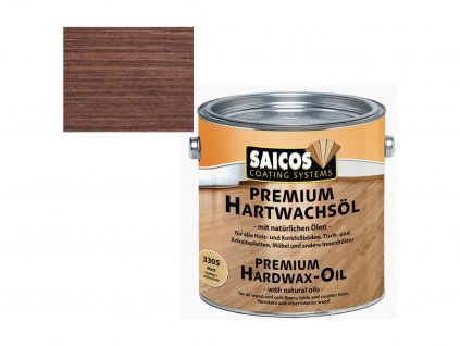 Saicos Hartwachsöl Premium 3385 palisander transparent matt  + ein Geschenk zur Bestellung über 37 €
