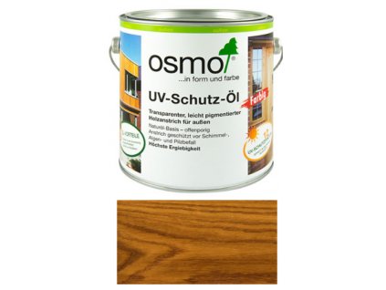 Osmo (Uv-Schutz Öl - Eiche halbmatt 425 mit einem Schutzlack)  2,5L  + ein Geschenk zur Bestellung