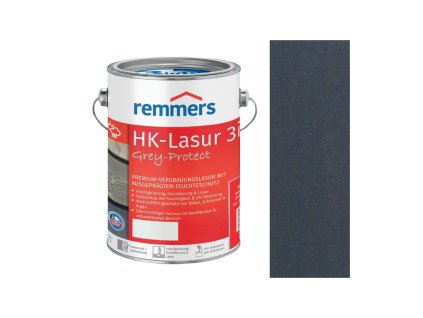 REMMERS - HK Lasur Grey-Protect 10L 2293 (FT-20928) Anthrazitgrau - Antracitově šedá  + ein Geschenk zur Bestellung