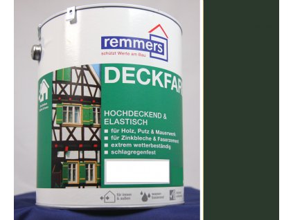 Remmers Deckfarbe - Flaschengrün 5L  + ein Geschenk Ihrer eigenen Wahl zu Ihrer Bestellung