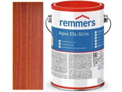 Remmers Aidol Aqua DSL-55/SG PU (alte Bezeichnung Compact Lasur) MAHAGONI 2,5L  + ein Geschenk zur Bestellung
