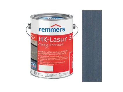 REMMERS - HK Lasur Grey-Protect 2,5L 2472 (FT-20923) Granitgrau - Žulově šedá  + ein Geschenk zur Bestellung