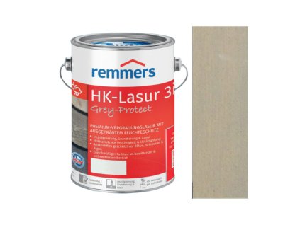 REMMERS - HK Lasur Grey-Protect 2,5L 2475 (FT-20927) Sandgrau - Pískově šedá  + ein Geschenk zur Bestellung