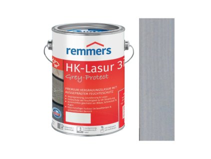 REMMERS - HK Lasur Grey-Protect 2,5L 2294 (FT-20924) Wassergrau - Vodově šedá  + ein Geschenk Ihrer eigenen Wahl zu Ihrer Bestellung