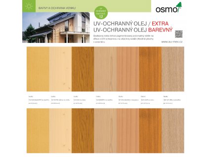 UV-Schutzöl farblos und farbig - Muster - Tableau