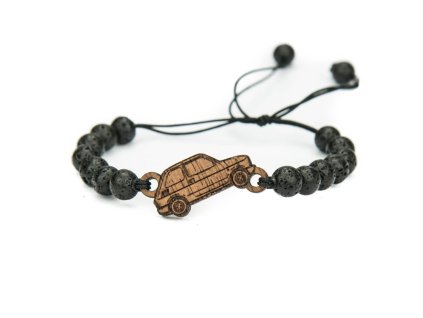 8023 dreveny naramek Fiat 126 merbau kamen