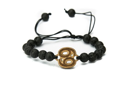 1231 dreveny naramek znameni rak anigre kamen