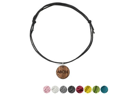 Einfaches Armband selbst gestalten mit Gravur (Armband Farbe Žlutá)